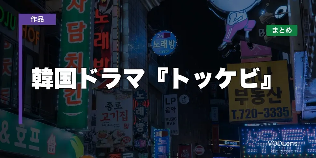 韓国ドラマ『トッケビ』はどこで見れる？配信先まとめ【2026年6月最新】