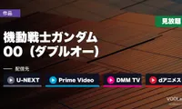 『機動戦士ガンダム00（ダブルオー）』はどこで見れる？U-NEXT・Prime Video・DMM TV・dアニメストアで見放題