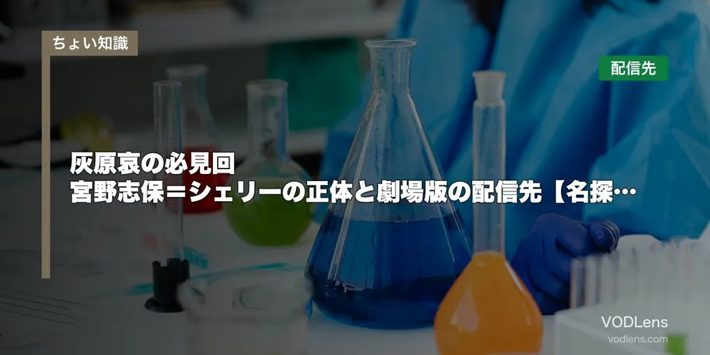 灰原哀の必見回はどこで見れる？宮野志保＝シェリーの正体と劇場版の配信先【名探偵コナン】