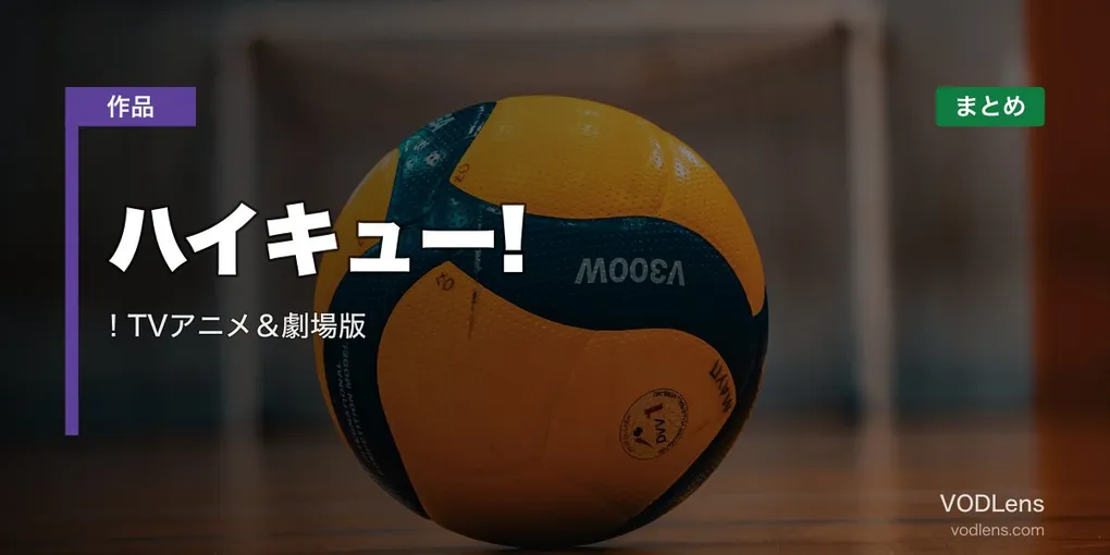 ハイキュー!! 配信先まとめ TVアニメ＆劇場版【2026年6月最新】