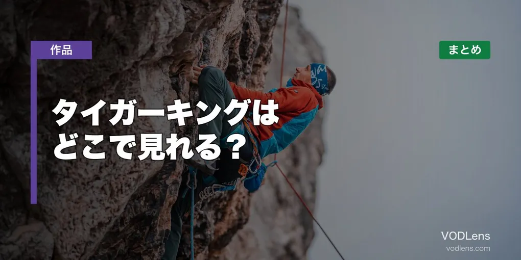 タイガーキングはどこで見れる？配信先まとめ【2026年6月最新】