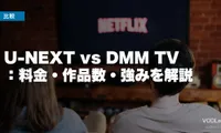 U-NEXT vs DMM TV 徹底比較：料金・作品数・強みを解説【2026年6月最新】
