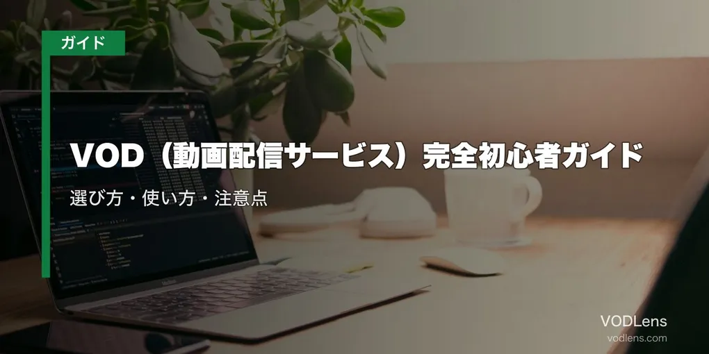 VOD（動画配信サービス）完全初心者ガイド｜選び方・使い方・注意点【2026年4月最新】