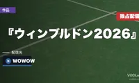 『ウィンブルドン2026』 配信ガイド｜WOWOW独占＆日本人選手